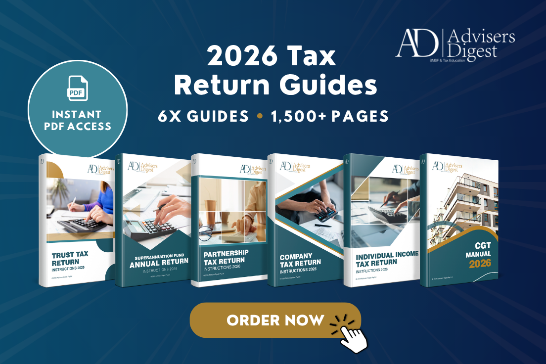 Tax Return Guides 2026 by Advisers Digest