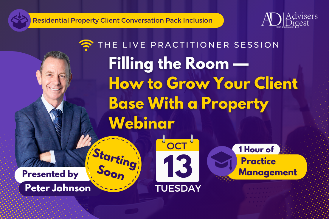 [Guide & Webinar] The Client Conversation Pack - Residential Property Investing After Tax Reform 2026 - October 2026